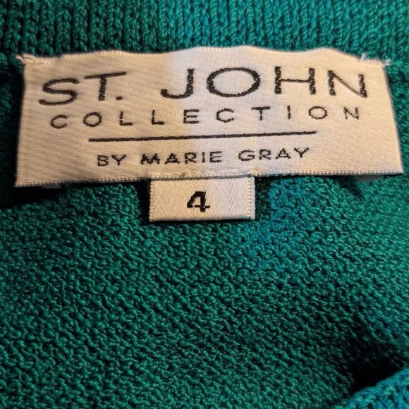 St. John knit Skirt suit size 4/6 - Picture 5 of 7
